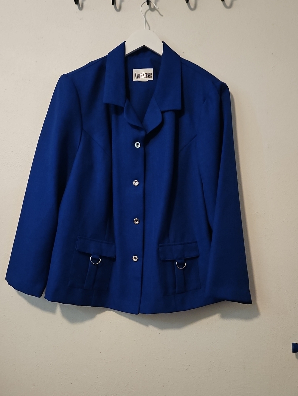 KARI'S KORNER Women's Cobalt Blue Tailored Blazer